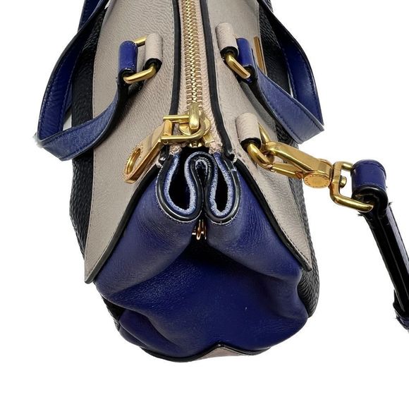 Marc By Marc Jacobs Cow Leather Purple & Black Bag - Picture 6 of 14